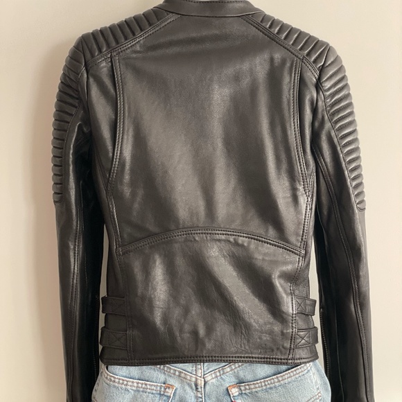 Shandro Leather Biker Jacket - Picture 5 of 6